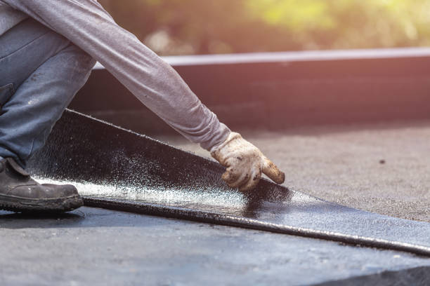 Professional Basement Waterproofing technician working in Madison Heights, MI